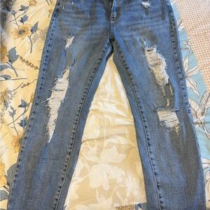 Judy Blue distressed Relaxed fit Jeans
